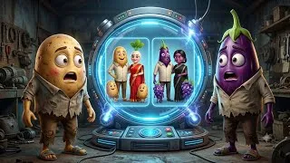 Thumbnail: Aalu Aur Baingan Ne Banayi Future Dekhne Wali Machine | Bhavishya Me Dikhi Patni Aur Bache