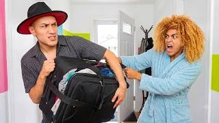 Thumbnail: Dads vs Moms! EDDIE MORA & MARK ADAMS Try Not to Laugh Funny Shorts! 2
