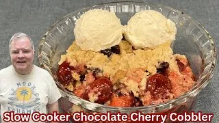 Thumbnail: Slow Cooker Chocolate Cherry Cobbler - Slow Cooker Summer Series Finale - We Hope You Enjoy!  