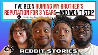 Thumbnail: Sabotaging Brother for 3 Years + One Sentence Breakup … AITA?💔😈🕵️| Ep. 247 (Reddit Stories)