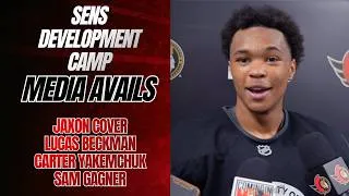Thumbnail: Hear from Jaxon Cover, Lucas Beckman, Carter Yakemchuk and Sens Dir of Player Development Sam Gagner