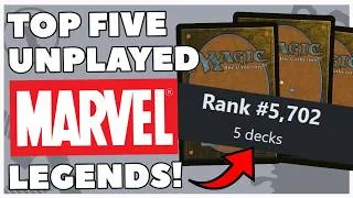 Thumbnail: The TOP FIVE Marvel Super Heroes Legends EVERYONE is Sleeping On!