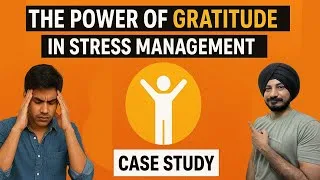 Thumbnail: The Power of Gratitude in Stress Management | Hindi | Change Your Life with Shukrana