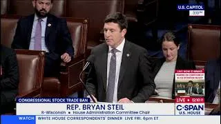 Thumbnail: Chairman Steil closes debate on Stop Insider Trading Act