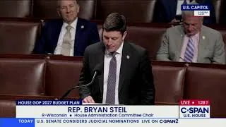 Thumbnail: Chairman Steil Delivers Remarks in Support of Reconciliation 3.0