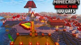 Thumbnail: I Survived 100 Days on a Mushroom Island In Hardcore Minecraft