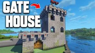 Thumbnail: I Built a Gate House In My Minecraft Forever World