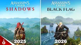 Thumbnail: Obsessive Comparison: AC Shadows vs AC Black Flag Resynced