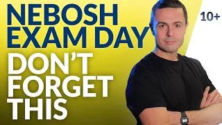 Thumbnail: Pass your NEBOSH Exam First Time: DON'T FORGET THIS