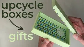 Thumbnail: Make Your Own Beautiful Gift Box | Tutorial: Making a Thick, Flush-Sitting Lid from Scrap Cardboard