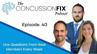 Thumbnail: Brain Fog, Anxiety & Going Back to Work: Real Concussion Recovery Q&A - Episode 40