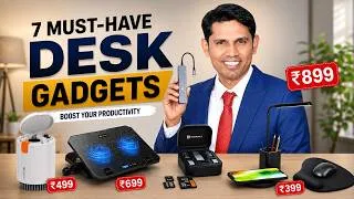Thumbnail: 7 Desk Gadgets Under ₹1000 That You'll Actually Use. Must Have Desk Gadgets 2026.