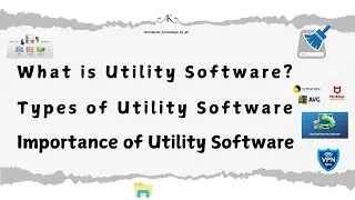 Thumbnail: What is Utility Software? Types & Importance Explained! 💻@computer_knowledge_by_ak​