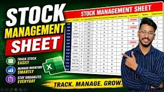 Thumbnail: Stock Management in Excel - Stock Maintain in Excel | Stock Register in Excel