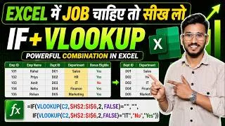 Thumbnail: How to apply VLOOKUP in Excel | vlookup in Excel | EXCEL VLOOKUP with IF #vlookup