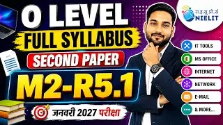 Thumbnail: O Level M2-R5.1 Full Syllabus 2027 😱 | O Level Second Paper Complete Syllabus | O Level M2-R5.1