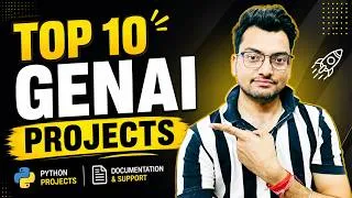 Thumbnail: Top 10 GenAI Projects | Final Year Projects 2026-2027 #genai