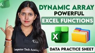 Thumbnail: Dynamic Arrays Powerful Excel Functions (Filter, Unique, Sequence, Sortby) | Computer Tech Academy