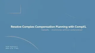 Thumbnail: CompXL | Cloud-based Compensation | Introduction to Complex Compensation Planning