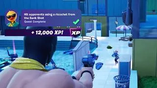Thumbnail: How to EASILY Hit opponents using a ricochet from the Bank Shot Fortnite