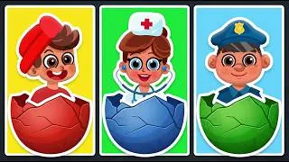 Thumbnail: Dance, Sing & Open Surprise Eggs! 🥚🎶🧟 Kids Songs Collection | Comy Zomy