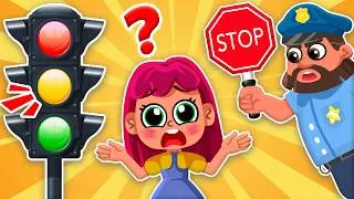 Thumbnail: Traffic Lights Song 🚦 Red Stop, Yellow Wait, Green Go! | Road Safety for Kids | Comy Zomy