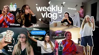 Thumbnail: weekly vlog: daily errands, coachella? skincare products i'm loving, some bts, facetime with me