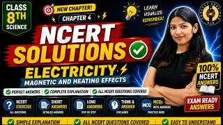 Thumbnail: Class 8 Science Ch 4 NCERT Solutions | Electricity: Magnetic & Heating Effects | Perfect Answers