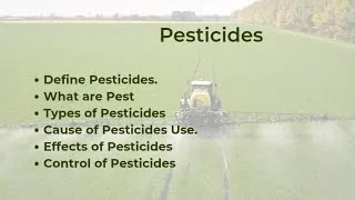 Thumbnail: Pesticides| Pests| Types: Insecticides, Fungicides, Herbicides, Bactericides| Uses, Effects, Control