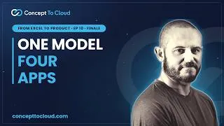 Thumbnail: One Model, Four Apps | From Excel to Product (Ep. 10)