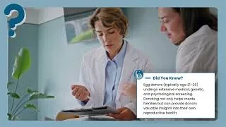 Thumbnail: Did You Know? Egg Donors, Compensation, Testing, and Health Insights | Conceptual Options