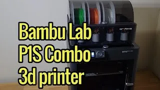 Thumbnail: Bambu Lab P1S Combo unboxing and printing