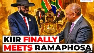 Thumbnail: FINALLY THEY MET!! SOUTH SUDAN PRESIDENT KIIR MEETS SOUTH AFRICA PRESIDENT RAMAPHOSA. 🇿🇦 -🇸🇸 