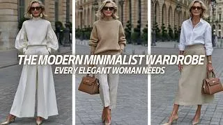 Thumbnail: The Modern Minimalist Wardrobe Every Elegant Woman Needs | Timeless Outfit Ideas