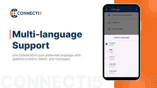 Thumbnail: Multi-language Support in Connecti5 | Use the App in Your Preferred Language