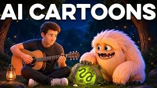Thumbnail: How to Make AI Cartoon Videos with Higgsfield (No Drawing)