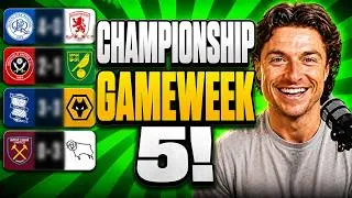 Thumbnail: “THEY REALLY, REALLY ANNOY ME!” 🤬 -  Championship Gameweek 5 Predictions