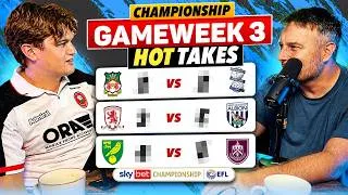Thumbnail: “YOU’RE ACTUALLY STUPID!” 😡 Championship GAMEWEEK 3 Predictions & HOT TAKES! 🚨