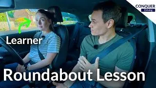 Thumbnail: Roundabout & Traffic Light Driving Lesson - Eleanor