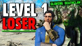 Thumbnail: Fallout 4 Survival, But PERMANENTLY Level 1