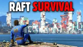 Thumbnail: Fallout 4 Survival, But I'm Stranded on a RAFT