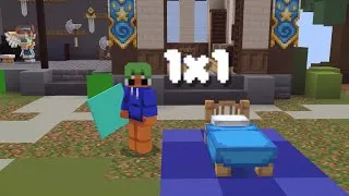 Thumbnail: Hive Bedwars but With a 1x1 Texture Pack