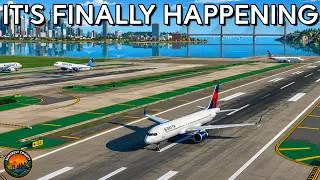 Thumbnail: I Destroyed a Mountain to Build a MASSIVE Airport in Cities Skylines 2