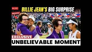 Thumbnail: Billie Jean King's Emotional Surprise for Alex Eala After Shocking Wimbledon Upset