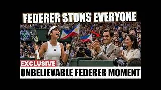 Thumbnail: Nobody Expected This! Roger Federer Cheers for Alex Eala at Wimbledon!