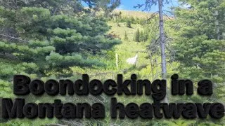 Thumbnail: Escaping the Heat Wave: Boondocking in Glacier National Park Mountains & Aventon Ebike Adventures
