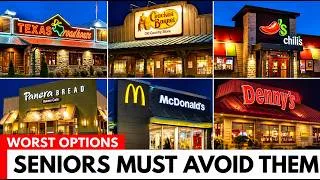 Thumbnail: Seniors Need To AVOID These 10 Restaurants Now! (2 Safer Ones Added)