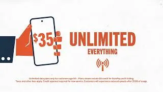 Thumbnail: $35 Unlimited Everything | Consumer Cellular