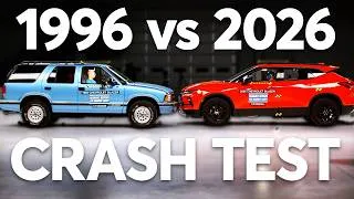 Thumbnail: 1996 vs. 2026 Chevrolet Blazer IIHS Crash Test: The Difference Is Shocking | Consumer Reports