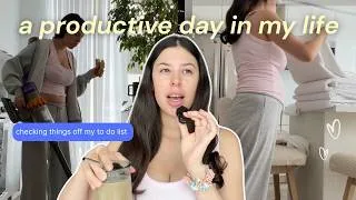 Thumbnail: Productive Day at Home as a First Time Mom Vlog, Setting Goals in Canva, Chores & Postpartum Routine